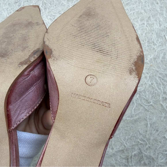 Vintage Razzo Leather Kitten Heel Mules – Size 7 - Picture 6 of 6